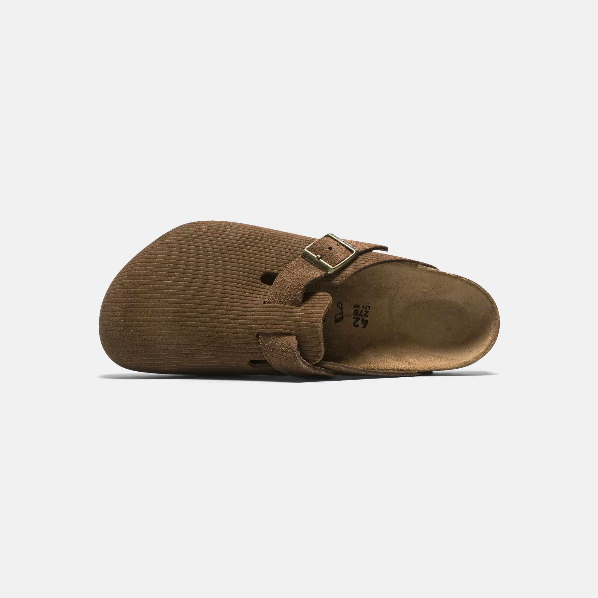 Easy Sandals Boston Corduroy - Dark Tea Suede Leather