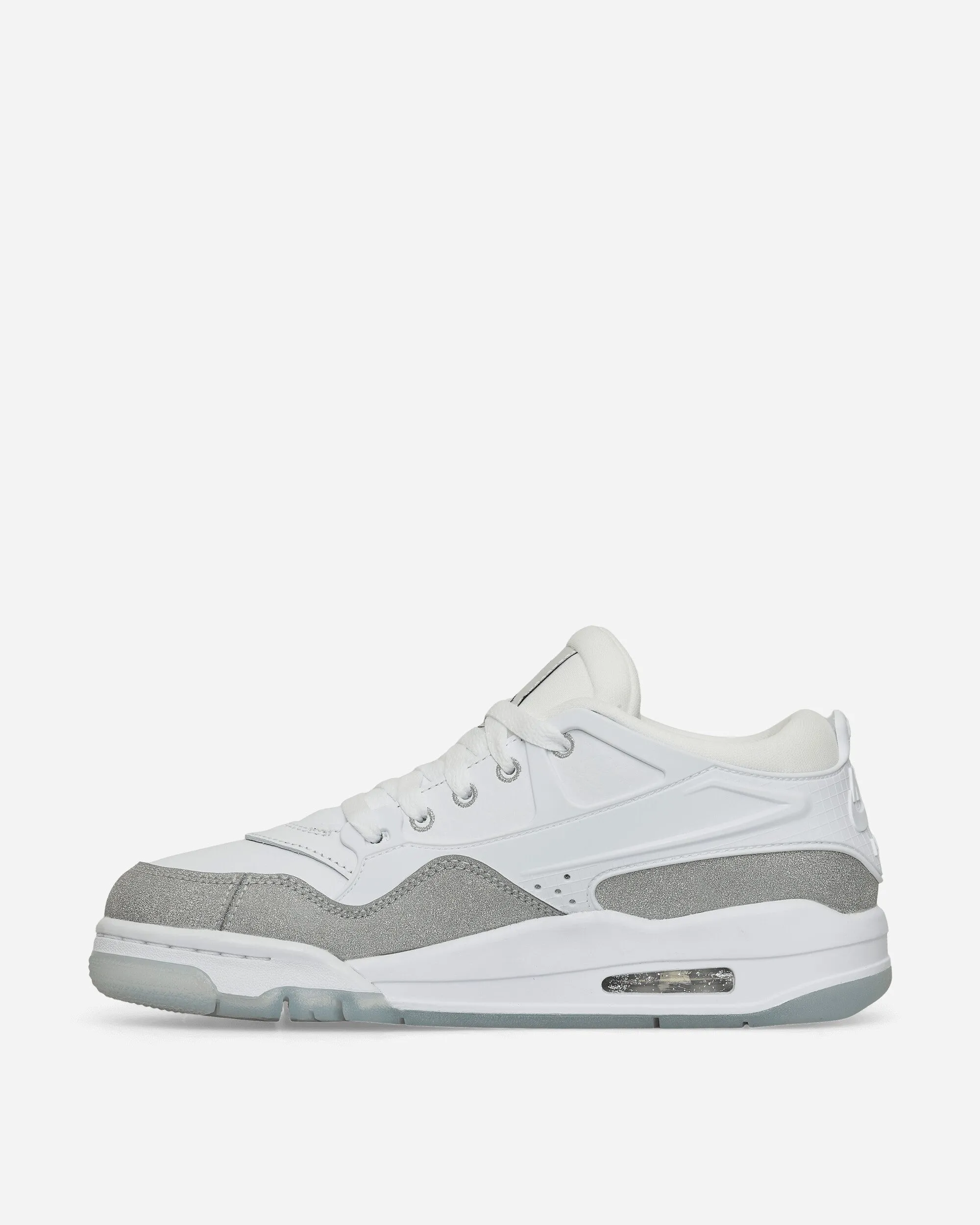 Women's Air Jordan 4 RM Sneakers White / Metallic Silver Ergonomic Fit