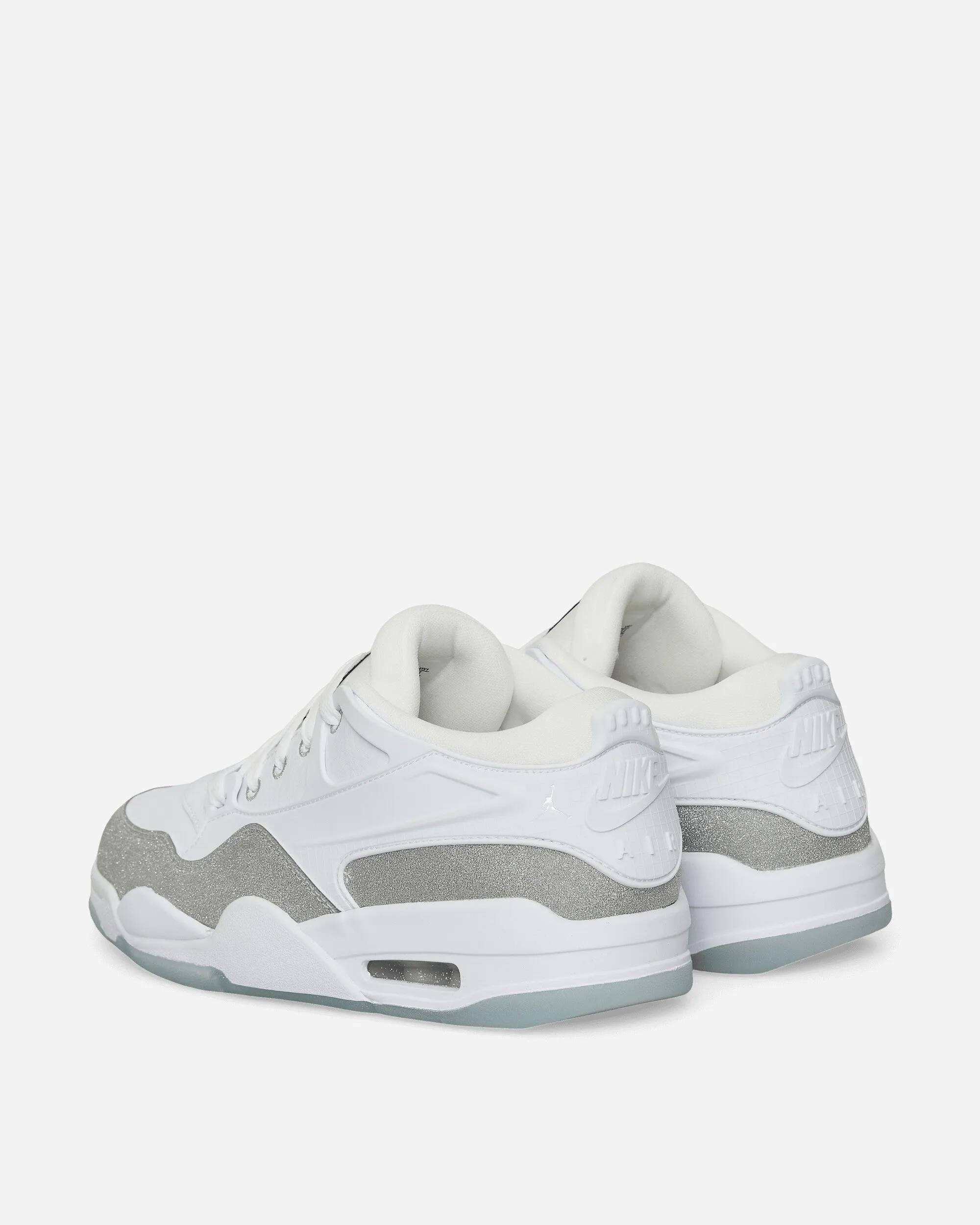 Women's Air Jordan 4 RM Sneakers White / Metallic Silver athletic chic