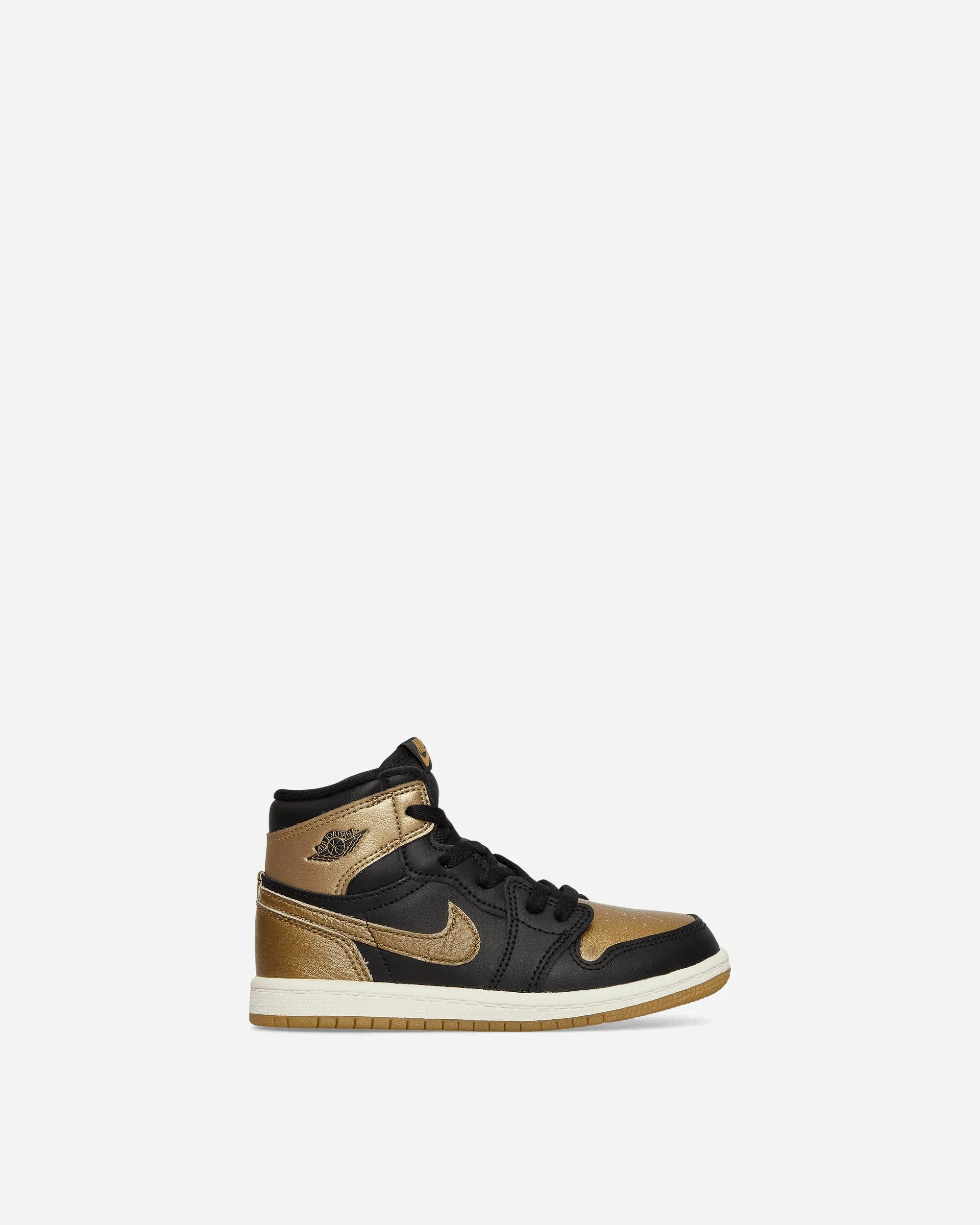 Work Walk Air Jordan 1 Retro High OG (TD) Sneakers Black / Gold