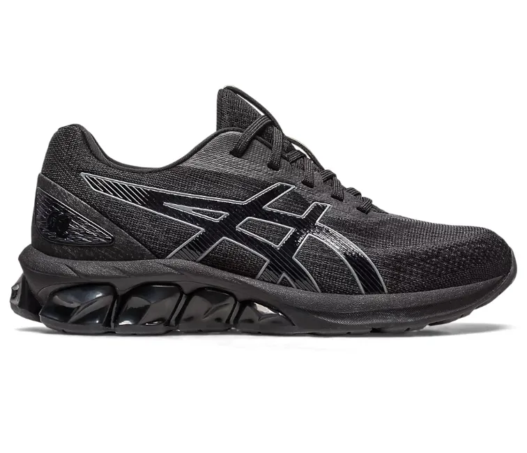 Women's ASICS Gel-Quantum 180 7 (Black/Steel Grey) Low Support Smart Look