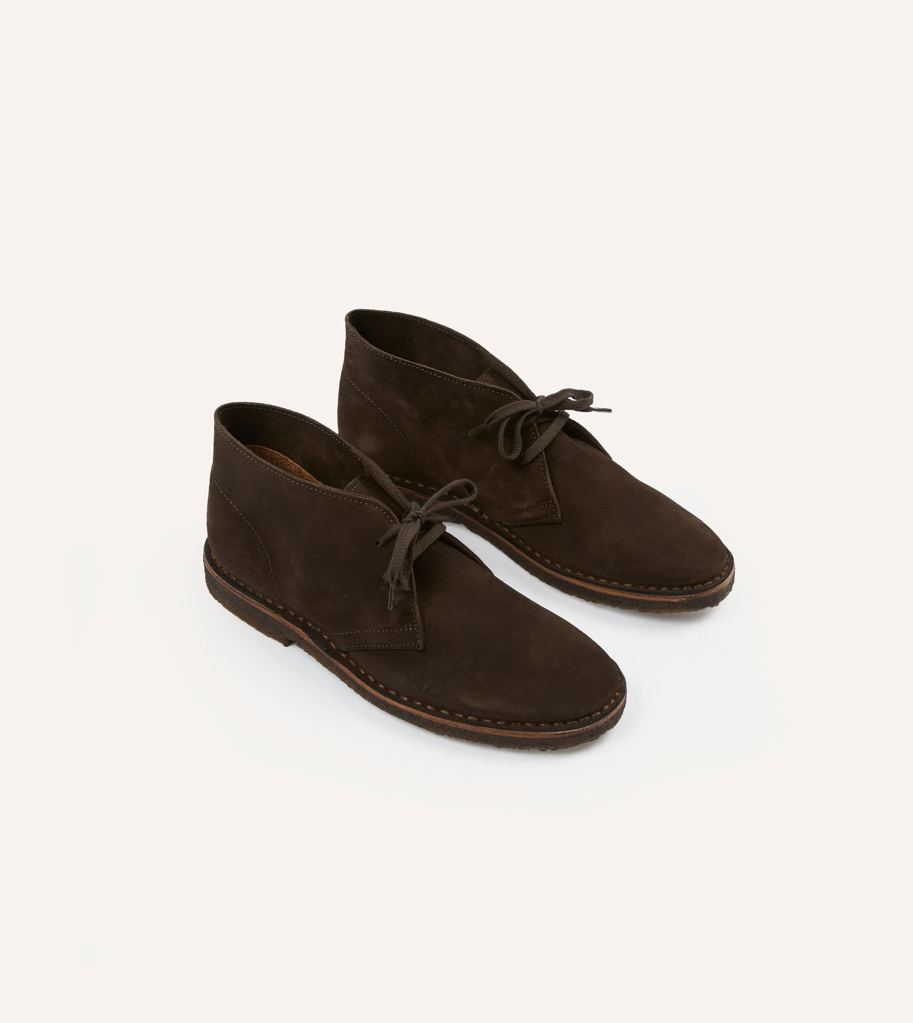 Clifford Desert Boot Dark Brown Suede Simple Statement Clean Cut