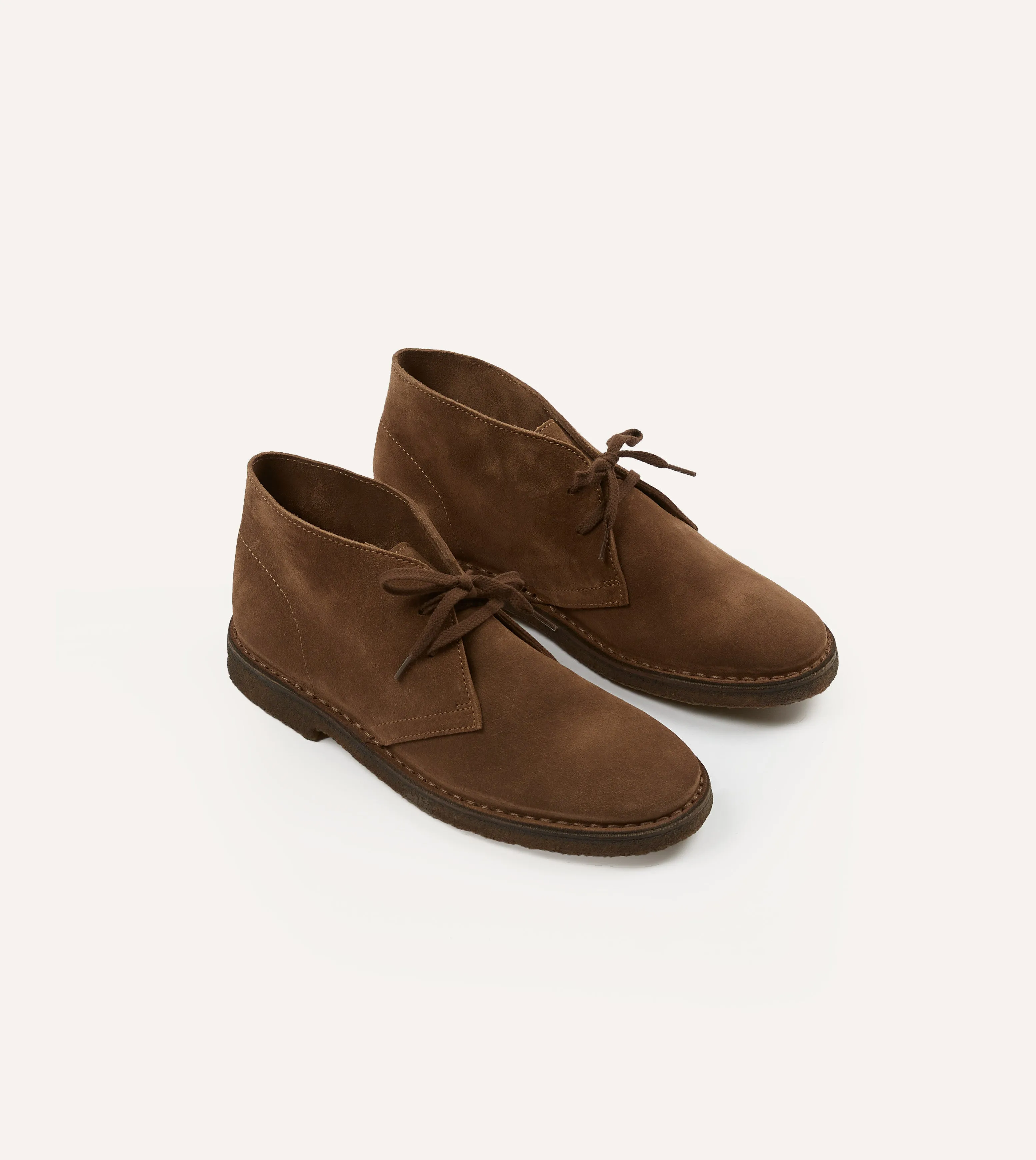 Clifford Desert Boot Tobacco Suede Streamlined Shape