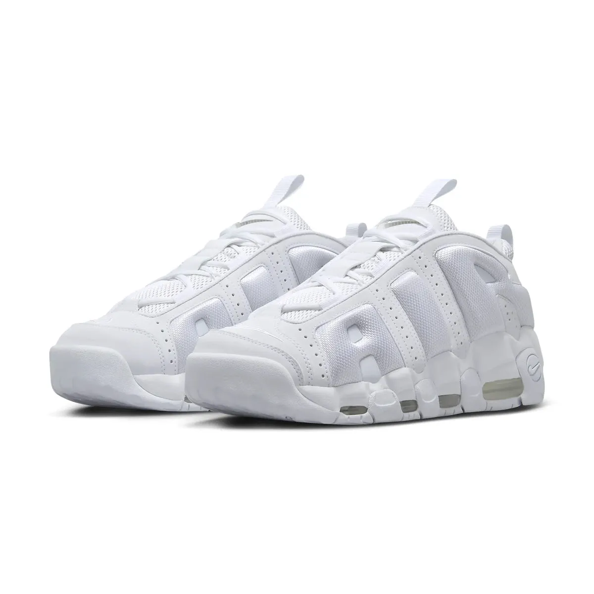 Air More Uptempo Low 'White' Beach Wear style - focused