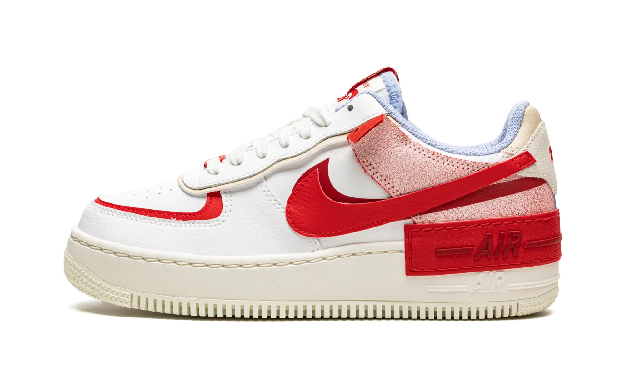 Ultra-soft wear AIR FORCE 1 LO SHADO MNS WMNS "Red Cracked Leather"