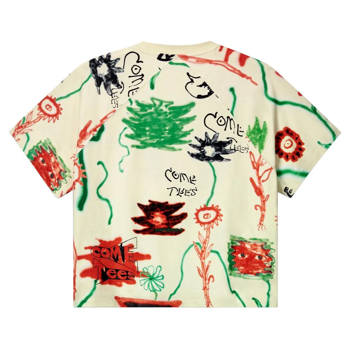 Functional Piece dancers'   Come Tees Triangle Tee 'Floral'
