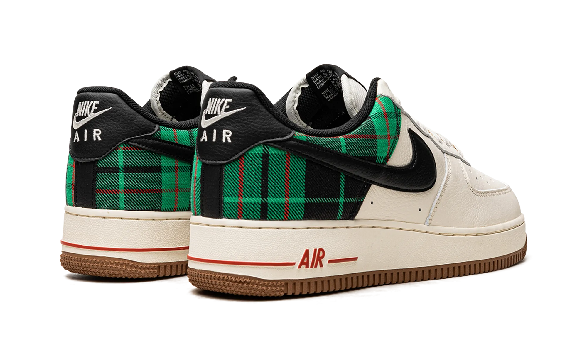 Air Force 1 Low '07 LX "Plaid Pale Ivory Stadium Green" Weatherproof Footwear