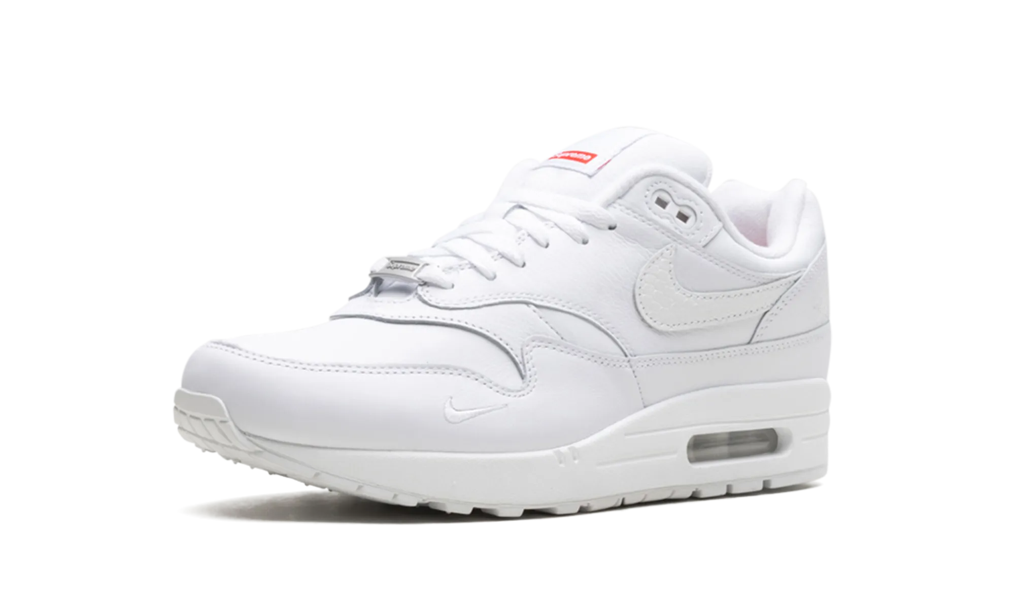 Beach reflective visibility Air Max 1 '87 SP "Supreme Triple White"