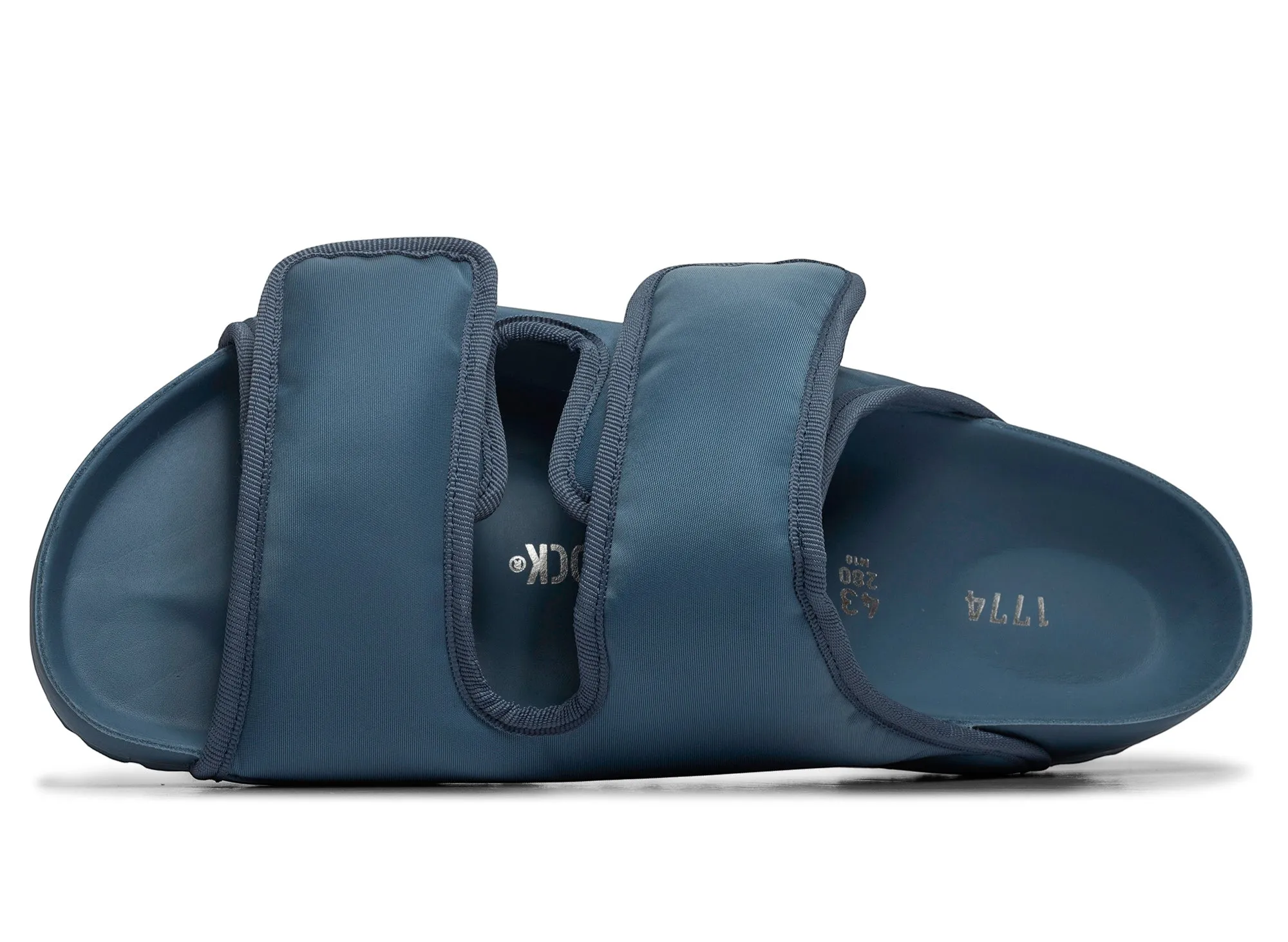 Birkenstock Arizona CosNy EXQ SYN in Faded Denim Gym Life Feather Light Travel Enthusiasts