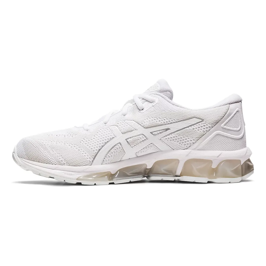 Men's Asics Gel-Quantum 360 7 Knit (White/Pure Silver) Optimal lining Air Mesh