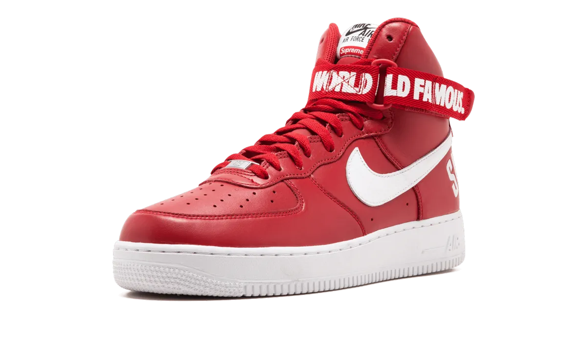 Air Force 1 High Supreme SP "Red" Breath Grip Running Vibe