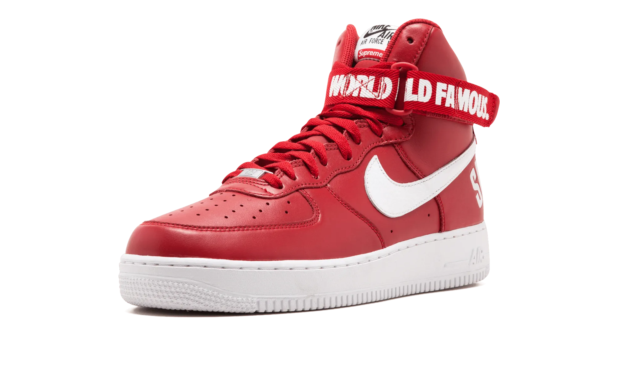 Sweat Wicking Air Force 1 High Supreme SP "Red"