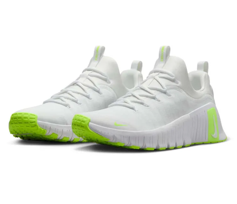 Footwear Tech Men??s Nike Free Metcon 6 (White/Volt)