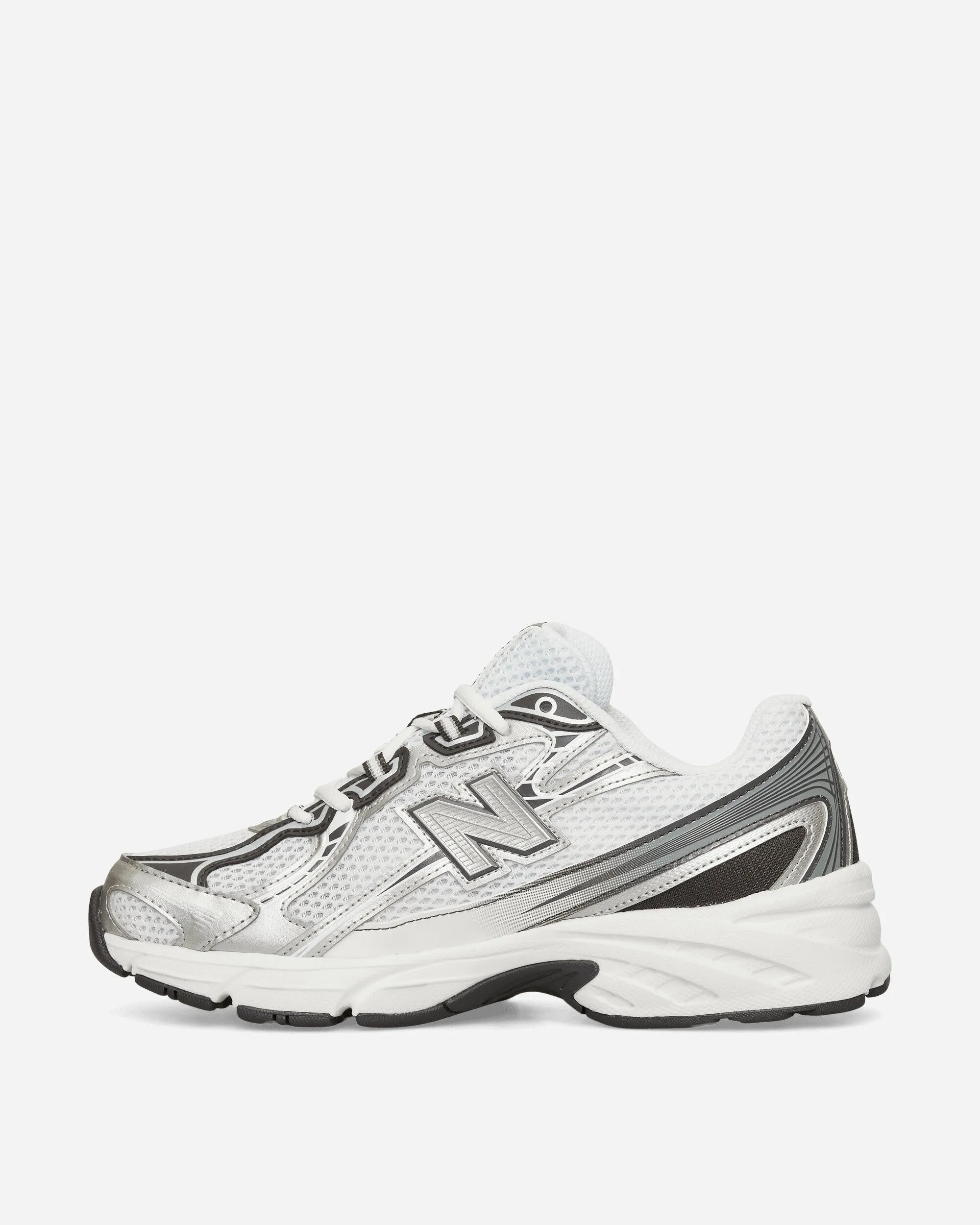 Thermal Regulation Lining Daily Commuting 740 Sneakers White / Silver Metallic