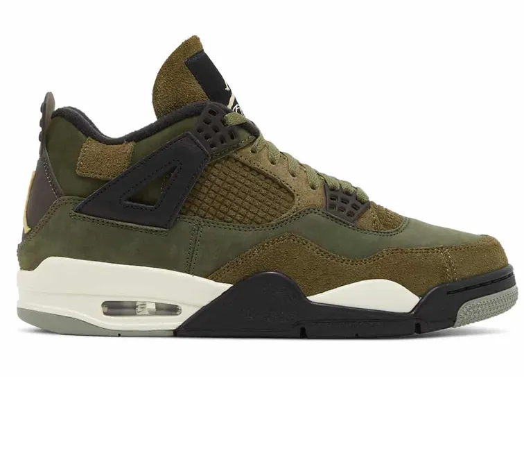 Men's Nike Air Jordan 4 Retro SE (Craft Medium Olive) Foam Insole Running Pace