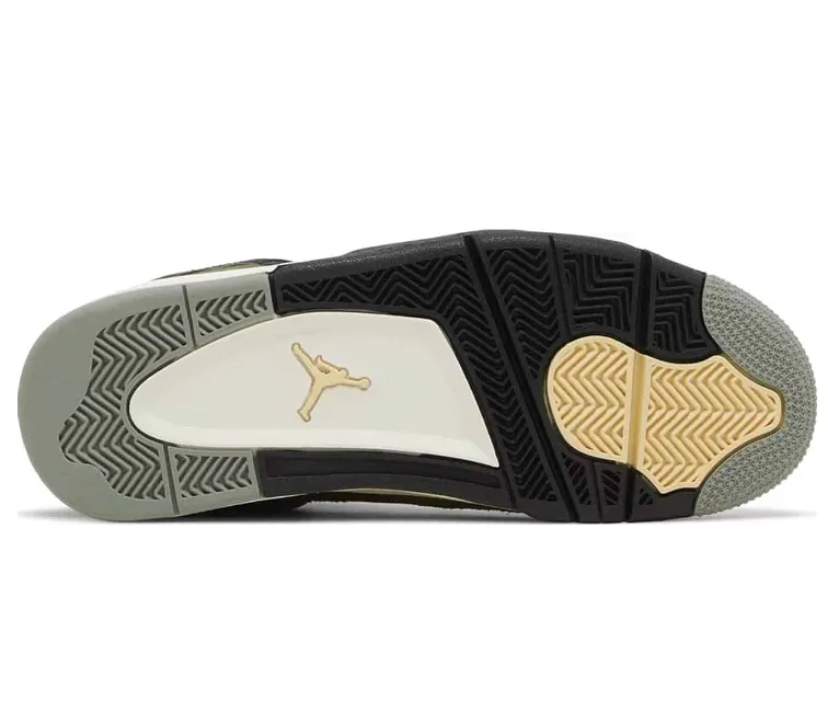 Men's Nike Air Jordan 4 Retro SE (Craft Medium Olive) Responsive Movement