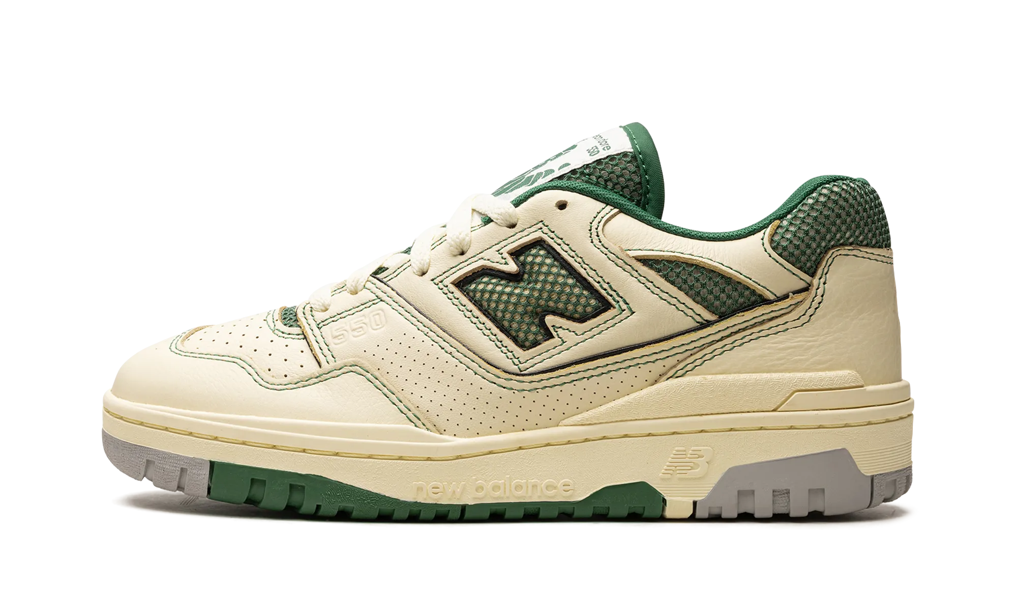 non - perforated - upper shoes running experience 550 "Aim?? Leon Dore - Masaryk Community Gym - Green"