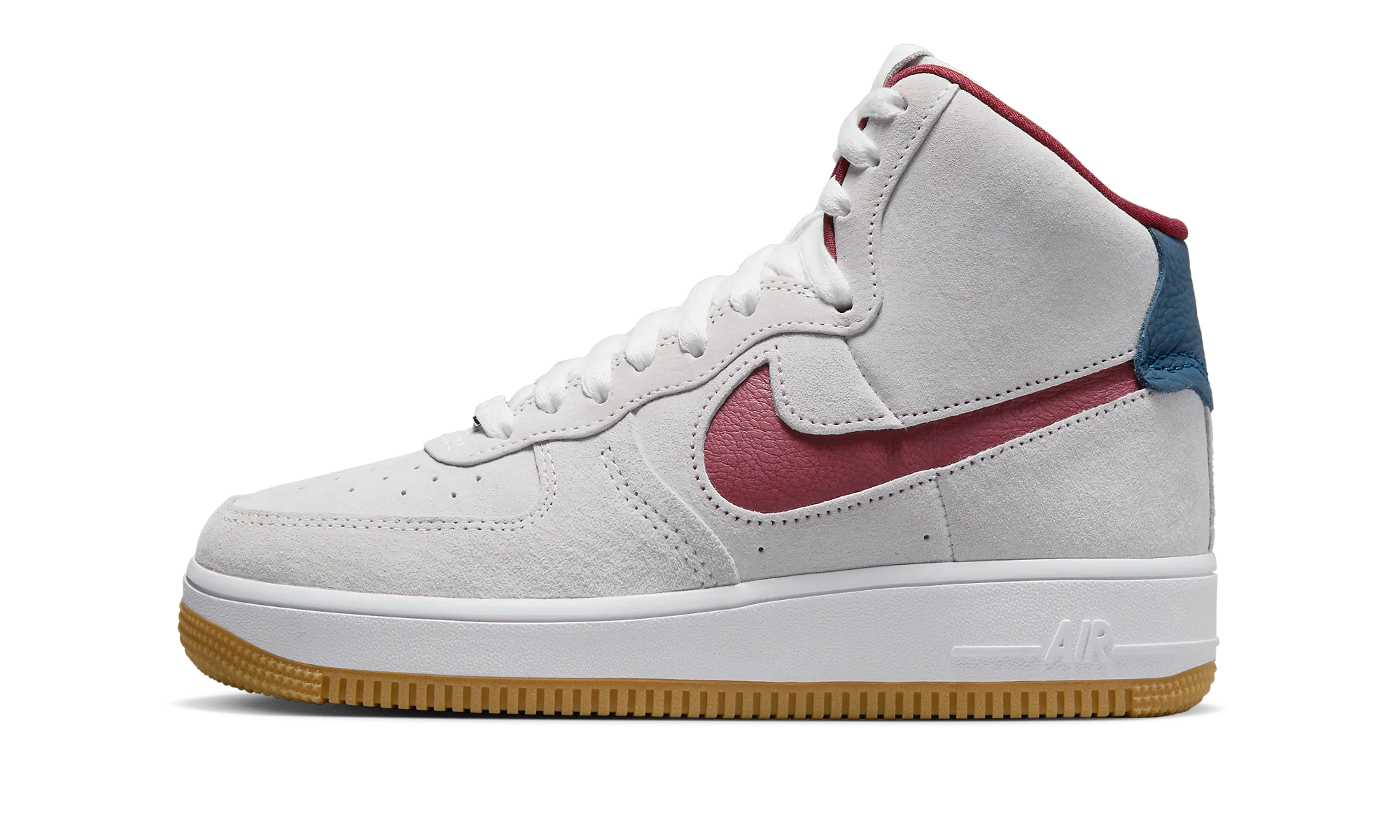 Air Force 1 Sculpt WMNS "White/Team Red" Travel Light