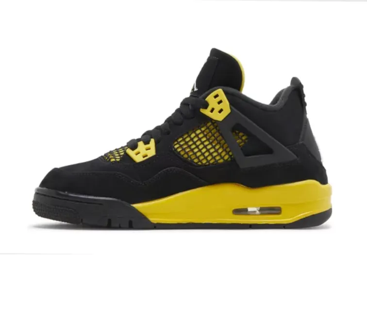 Low Drop Profile (GS) Nike Air Jordan 4 Retro (Thunder)