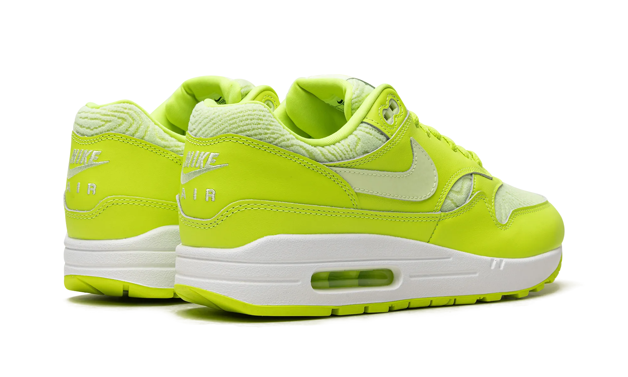 AIR MAX 1 PRM "Volt" fabric shoes running for cardiovascular health
