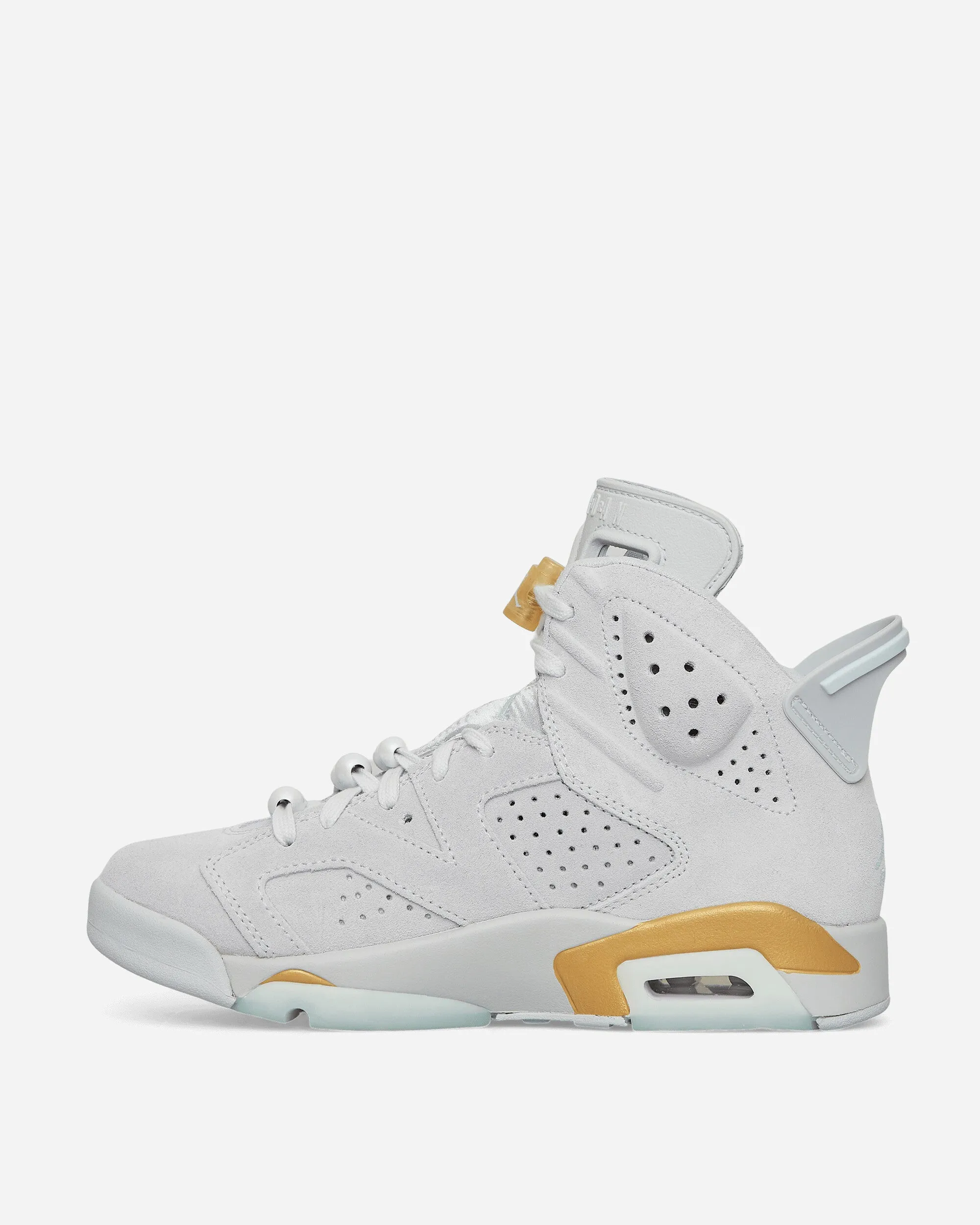 Breathability Enhanced Unique Style Women's Air Jordan 6 Retro Sneakers Pearl