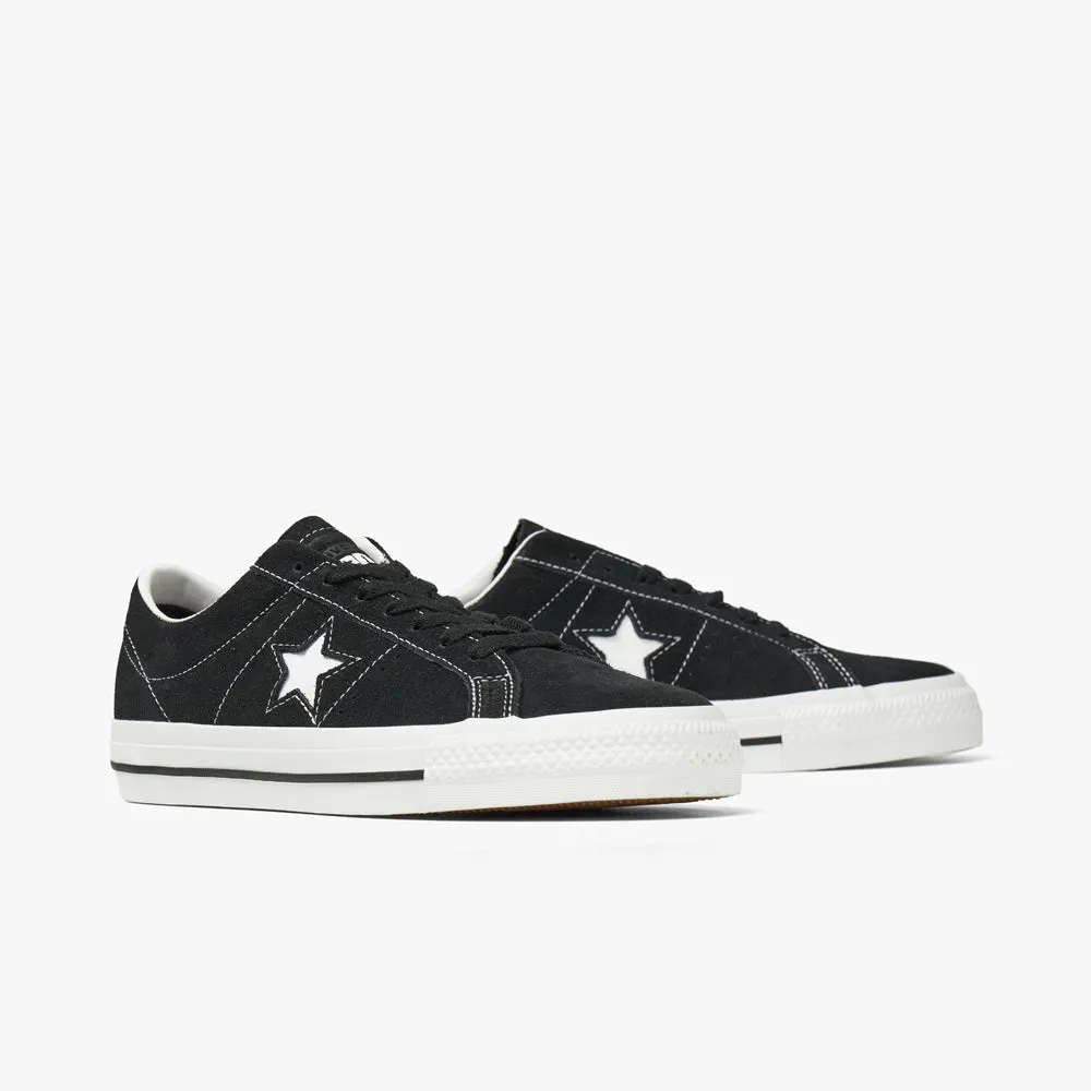 Converse One Star Black / White Firm ride Skater Ready Fit