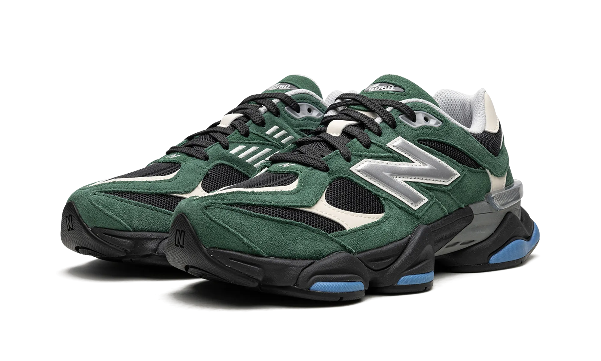 running with a backpack 10K running shoes 9060 "Forest Green"