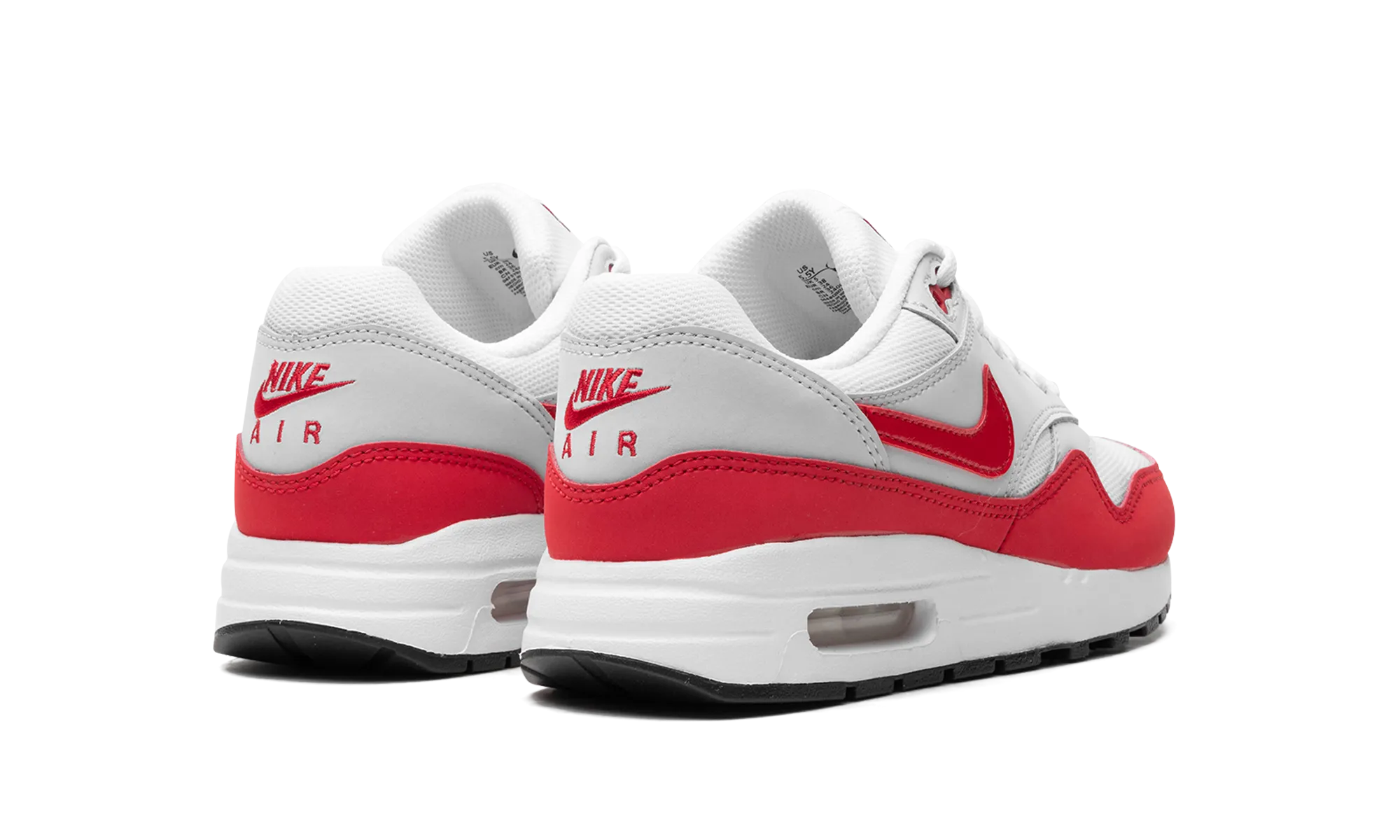Air Max 1 GS "Sport Red" running posture thermal upper shoes