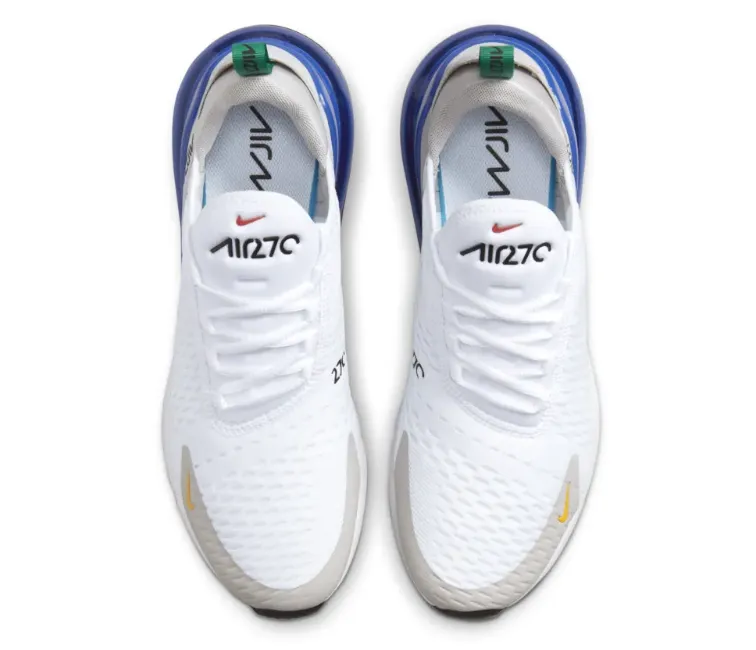 Men's Nike Air Max 270 (White/Multi) Adaptive Cushioning System