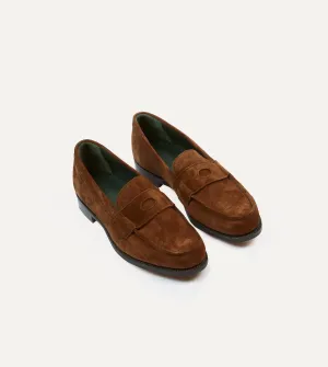 Snuff Suede Charles Mk II Goodyear Welted Penny Loafer Client Visit