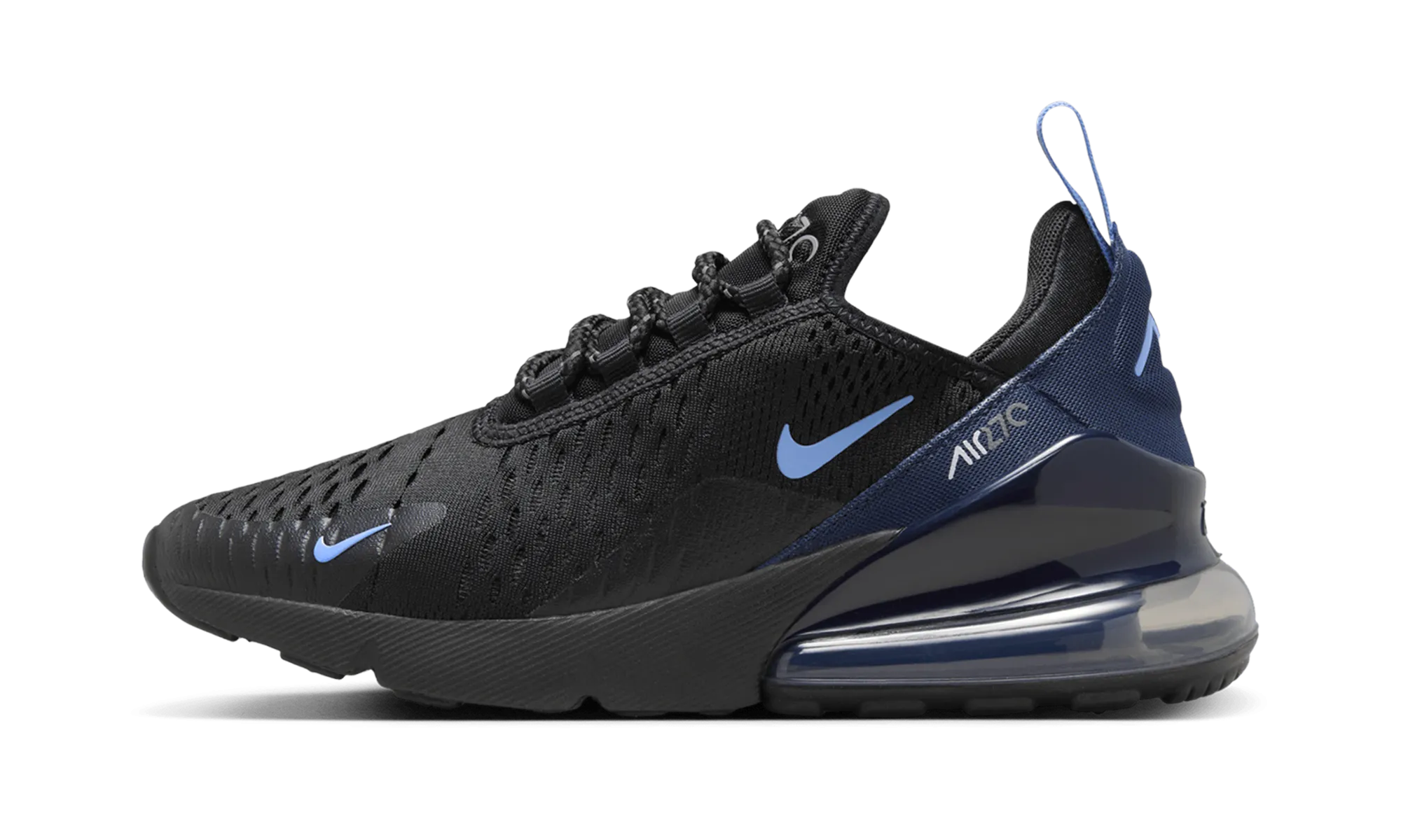 Air Max 270 "Black Royal Midnight Navy" running in a mountain range shoes buckle - strap shoes