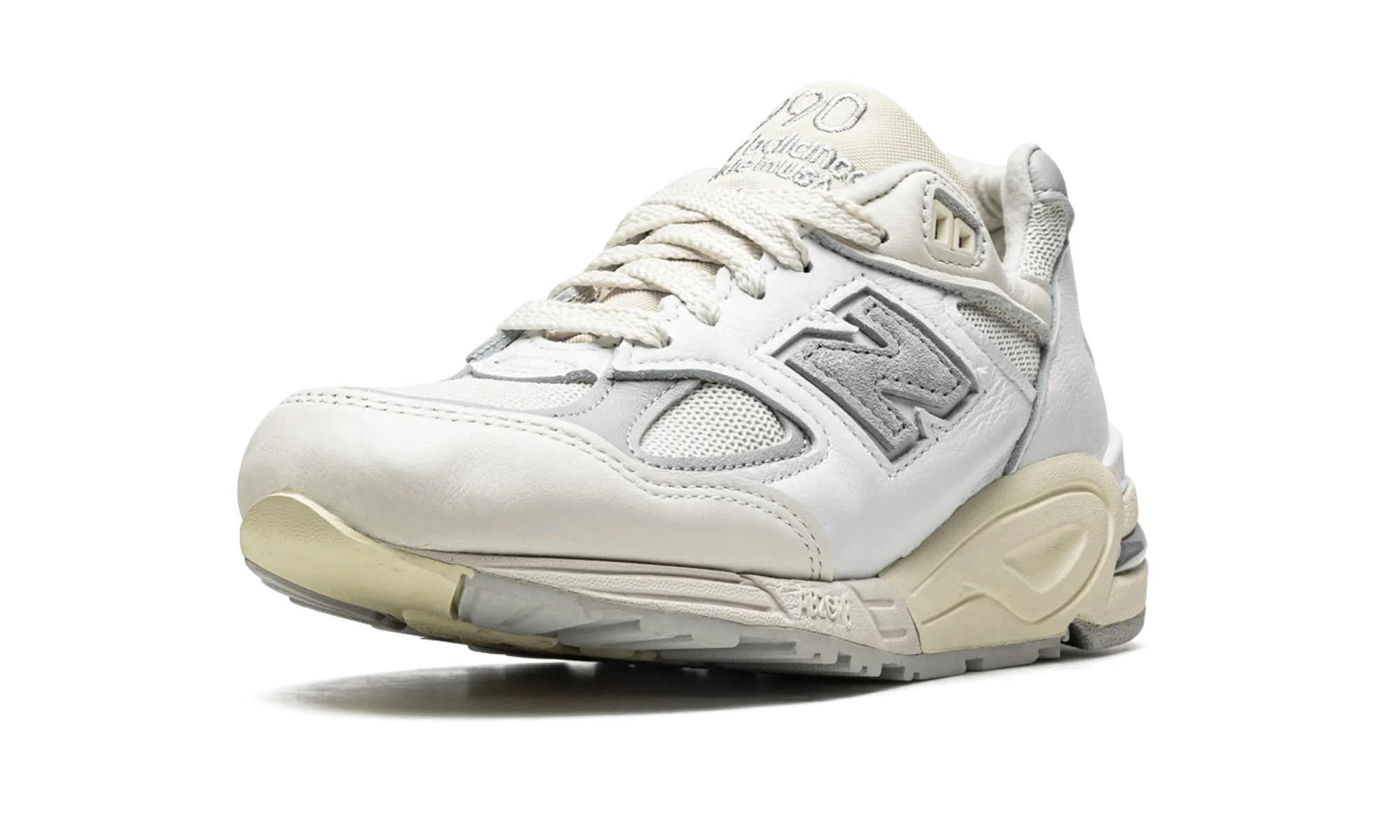 990 V2 "Made In USA - Teddy Santis Sea Salt" running with a molded insole high-top shoes