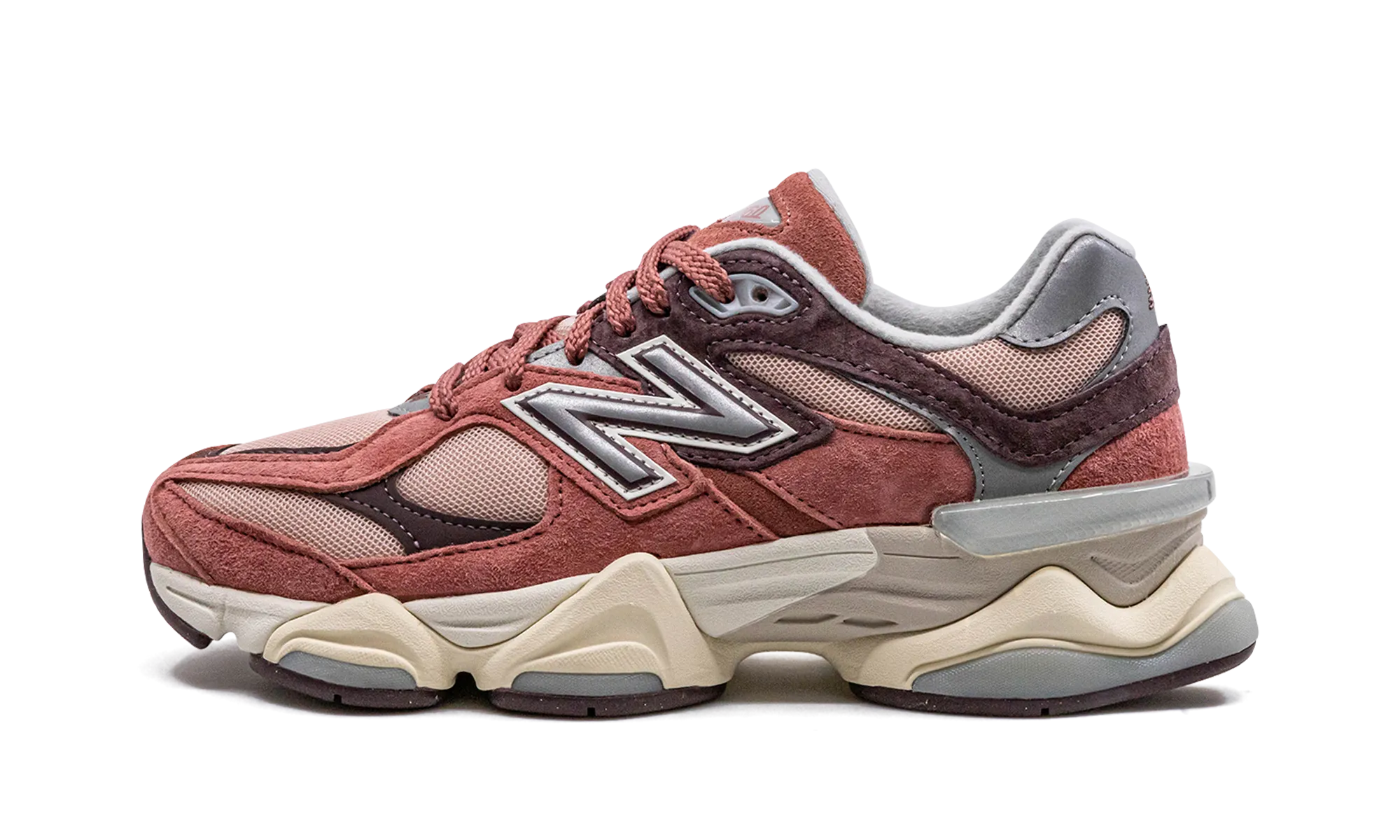 Well-known running in suburbs 9060 "Mineral Red/Truffle"