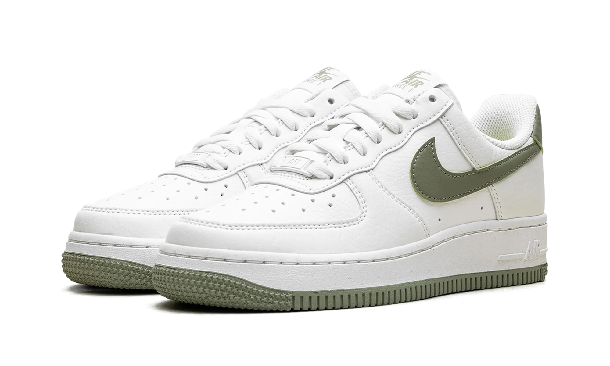 Air Force 1 '07 WMNS "Next Nature Oil Green" Running support Shock dispersion