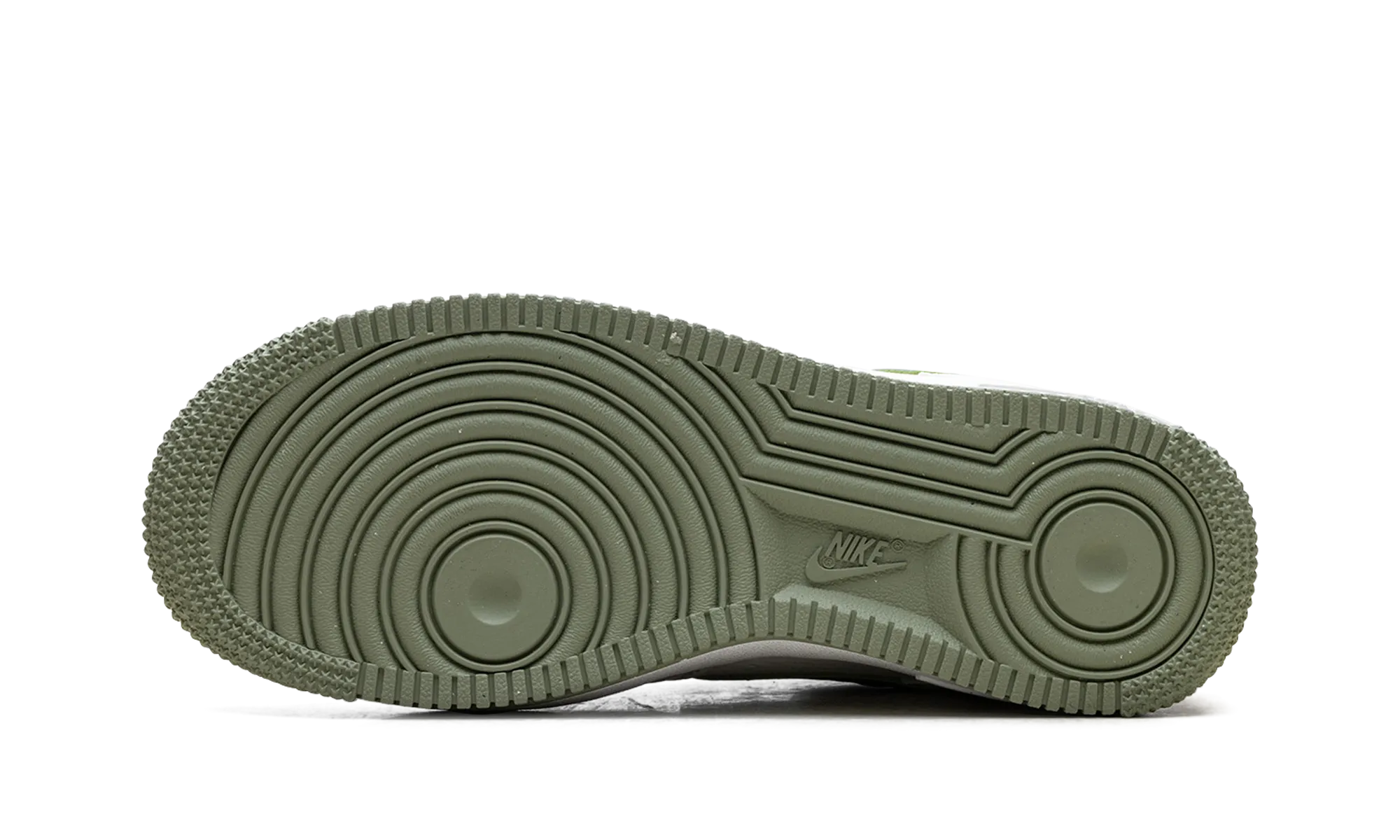 Air Force 1 '07 WMNS "Next Nature Oil Green" Secure lacing system Everyday Look