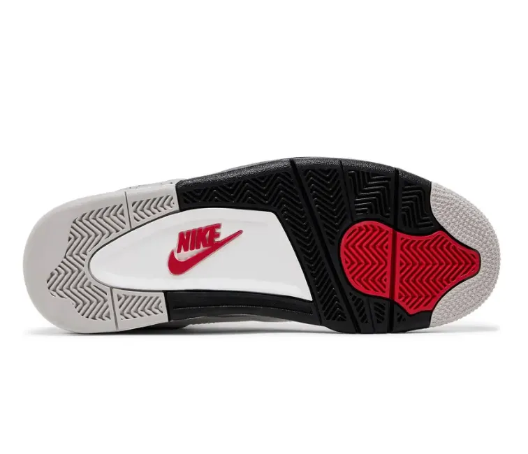 Comfortable Stride Men??s Nike Air Jordan 4 Retro (White Cement)