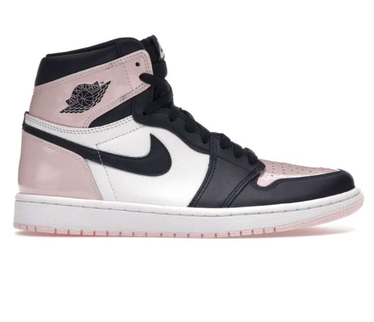 Women's Nike Air Jordan 1 High OG "Bubblegum" (Atmosphere) Abrasion Resistant Upper