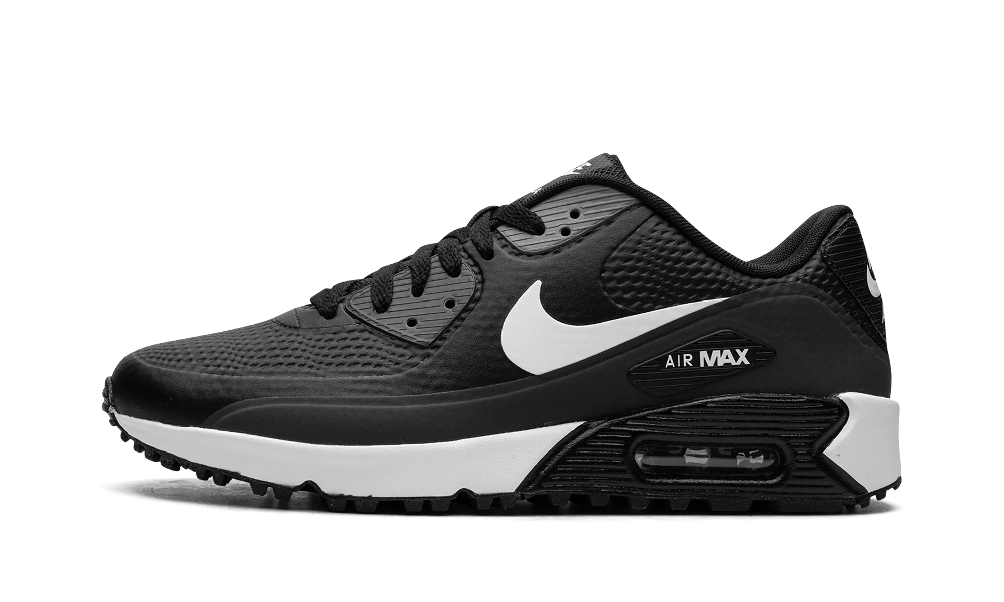 badminton player shoes bootcamp running gear Air Max 90 Golf "Black/White"