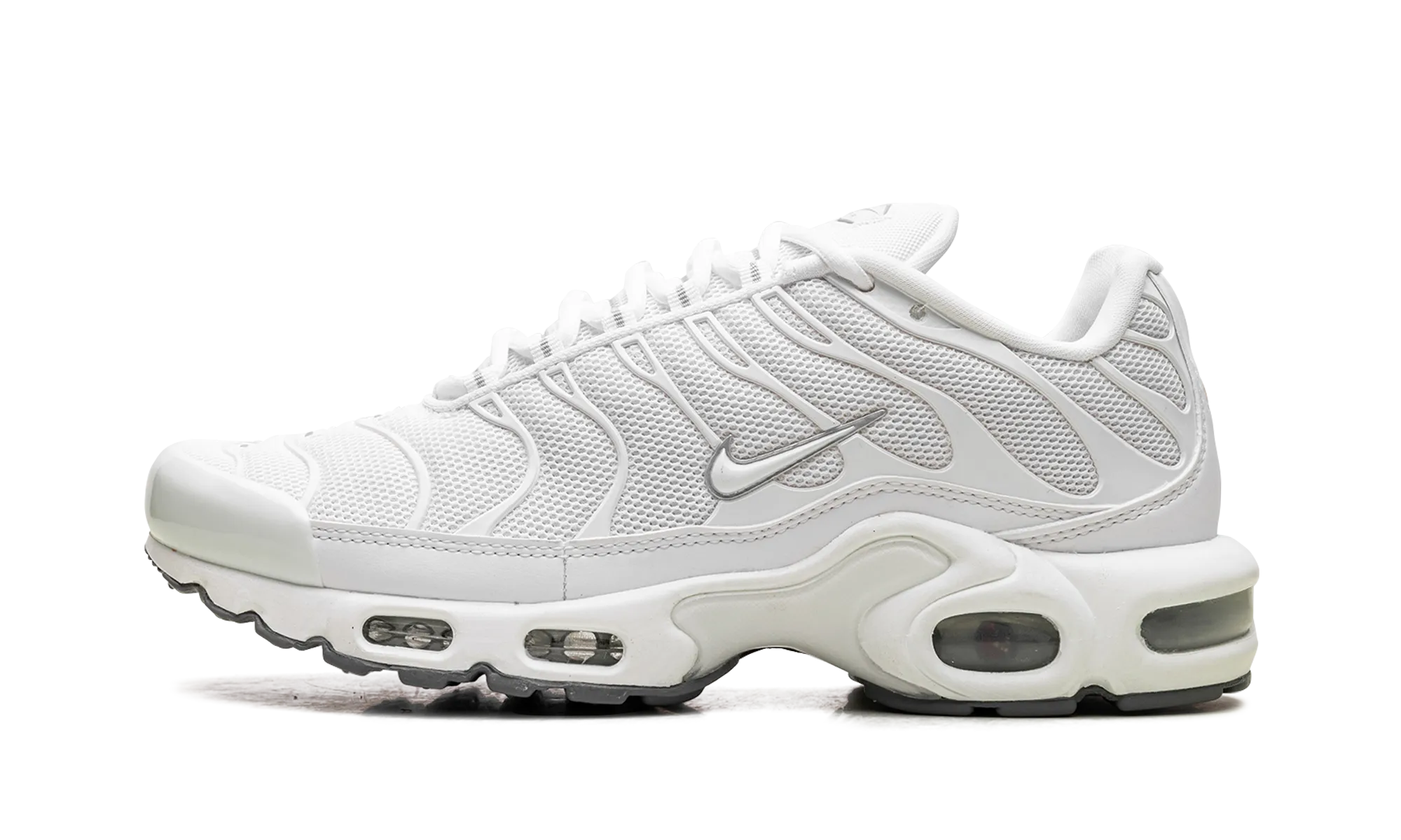step - in comfort Air Max Plus "Triple White"