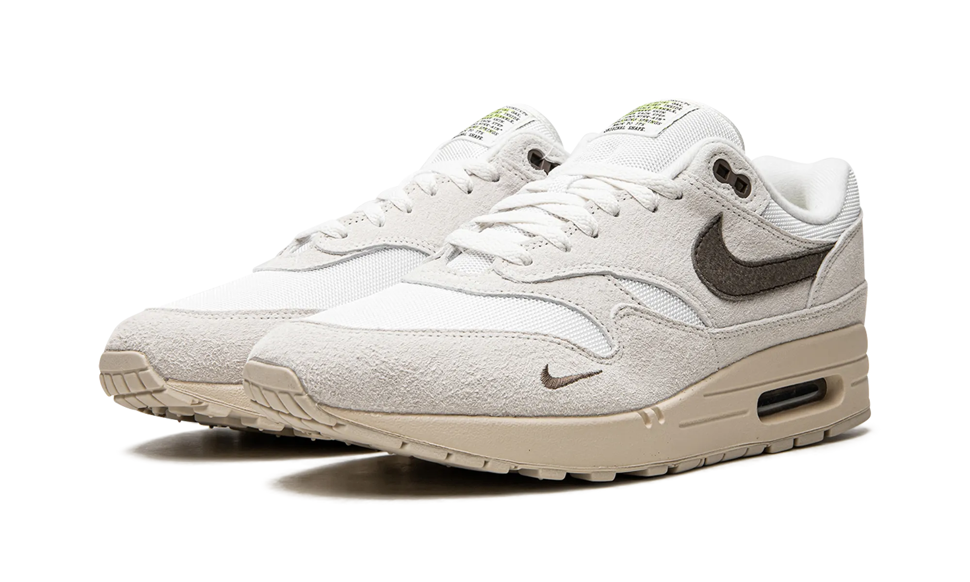 Air Max 1 "Sail Ironstone" eco - friendly - feature shoes bright - colored running shoes