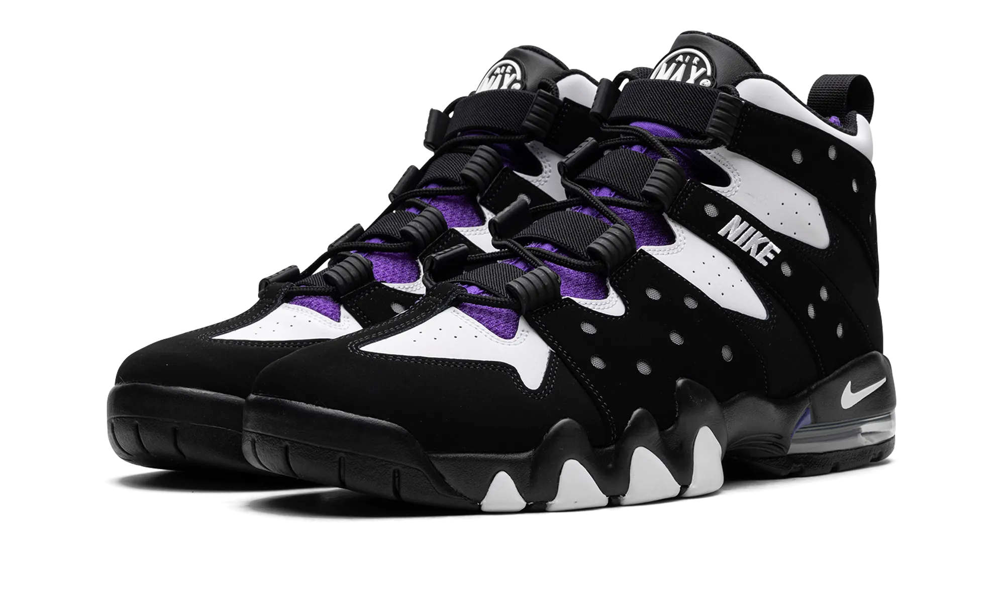 reinforced - heel running wear trendy - feature shoes Air Max CB 94 OG "Black / White / Purple 2023"