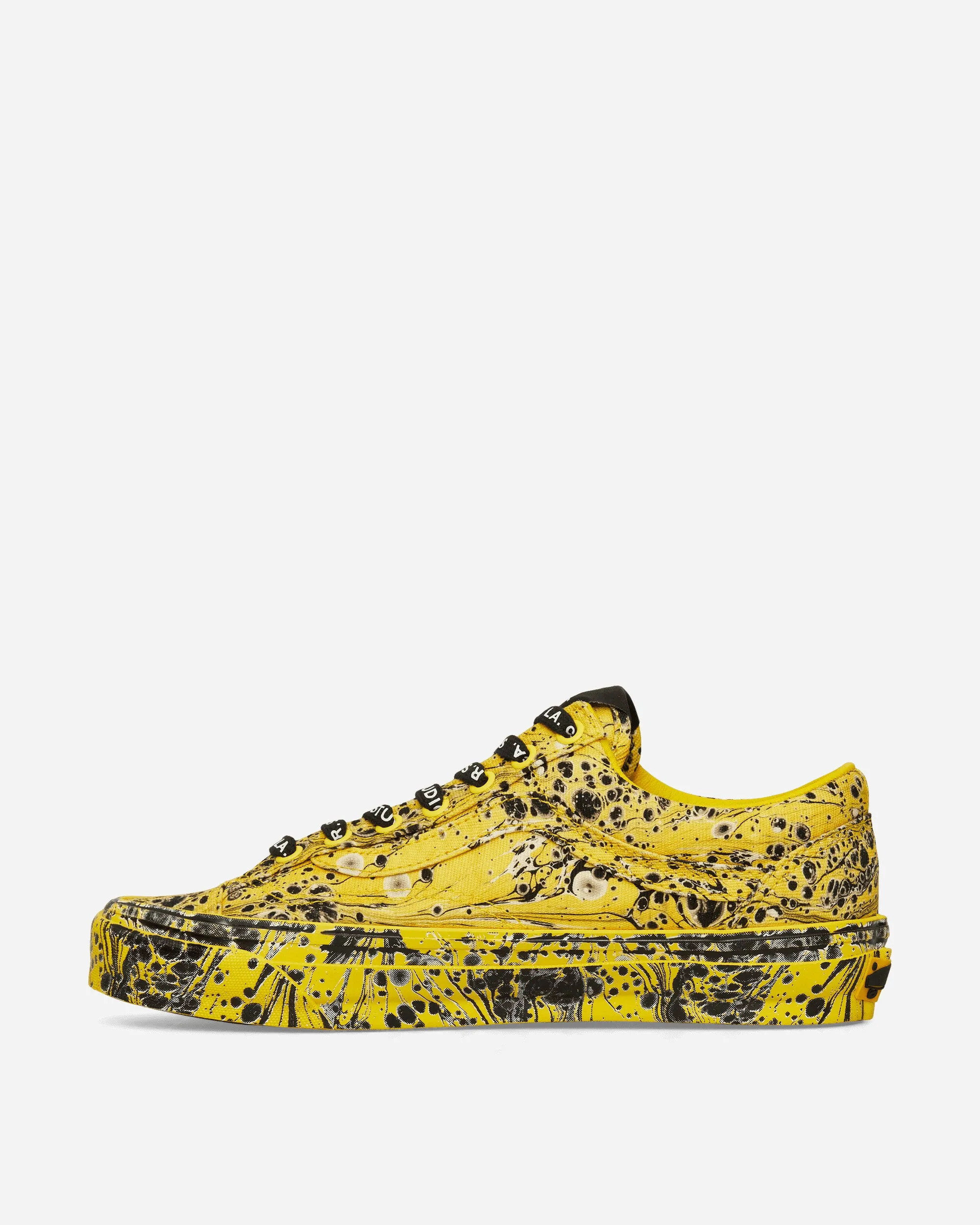 Oversized Tongue S.R. STUDIO LA.CA. Old Skool Reissue 36 Vibram Sneakers Marbled / Cyber Yellow