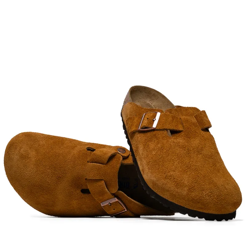 Padded Slip On Everyday Slip On Birkenstock Boston Soft Footbed Suede - Mink