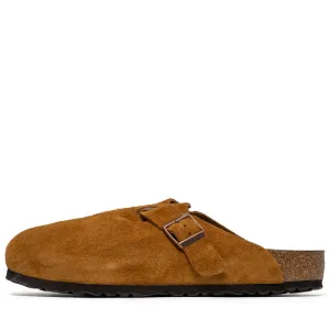 Comfort Focused Daily Walk Birkenstock Boston Soft Footbed Suede - Mink