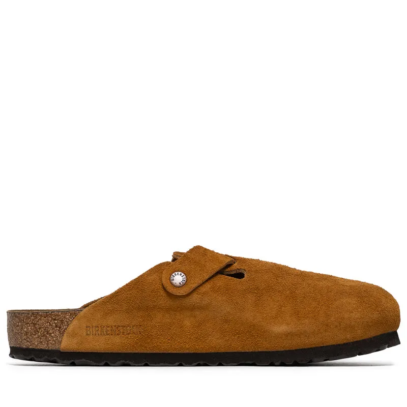 Comfort Grip Step Comfort Birkenstock Boston Soft Footbed Suede - Mink