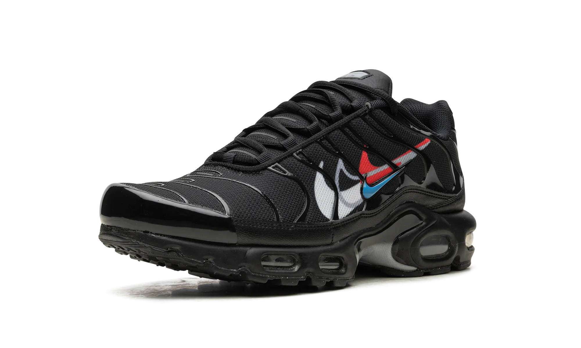 Anti Bacterial Air Max Plus "Multi Swoosh Black Bright Crimson"
