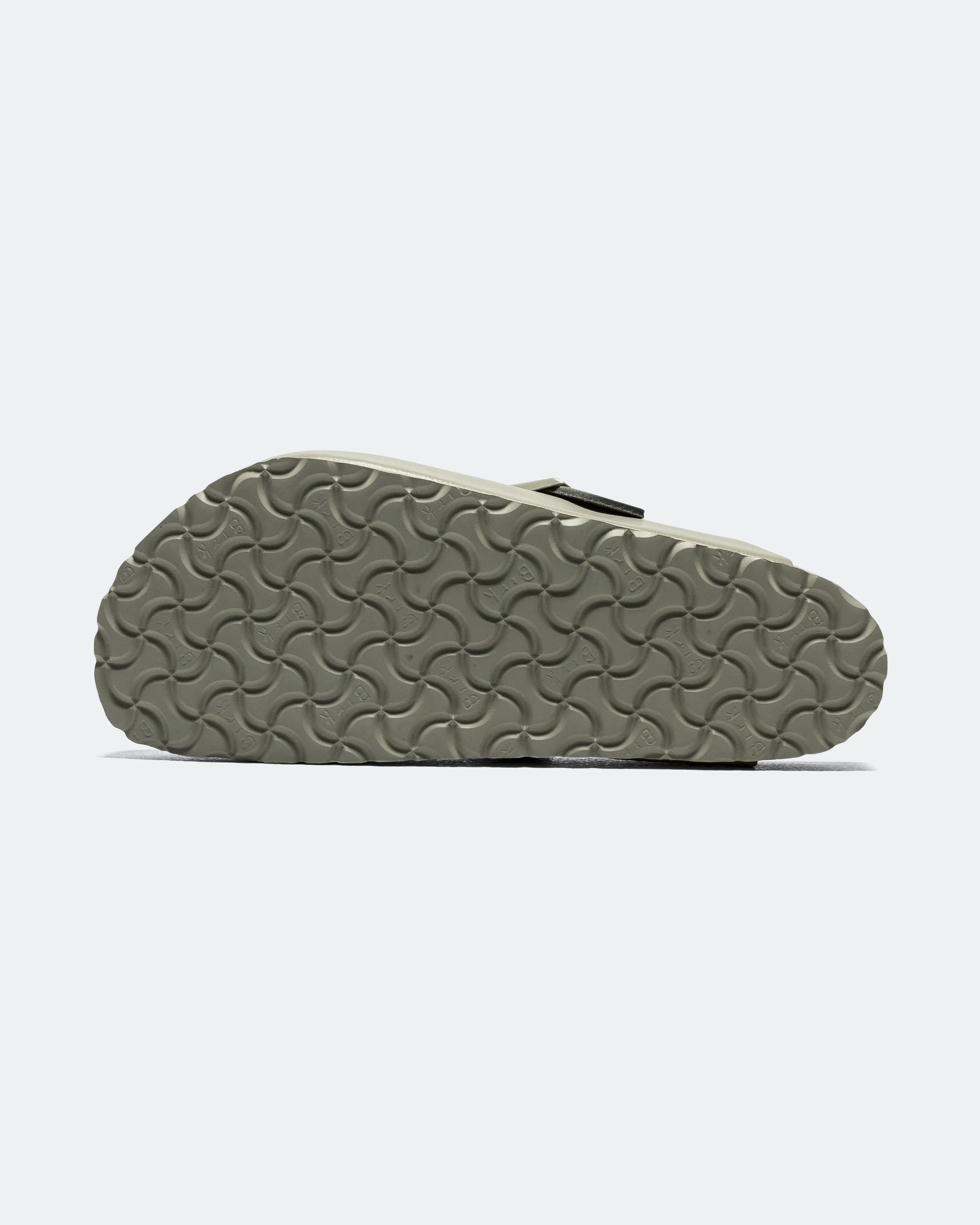 Boston Exquisite - Mineral Grey Natural Leather Soft Step Casual Open Toe Shoes
