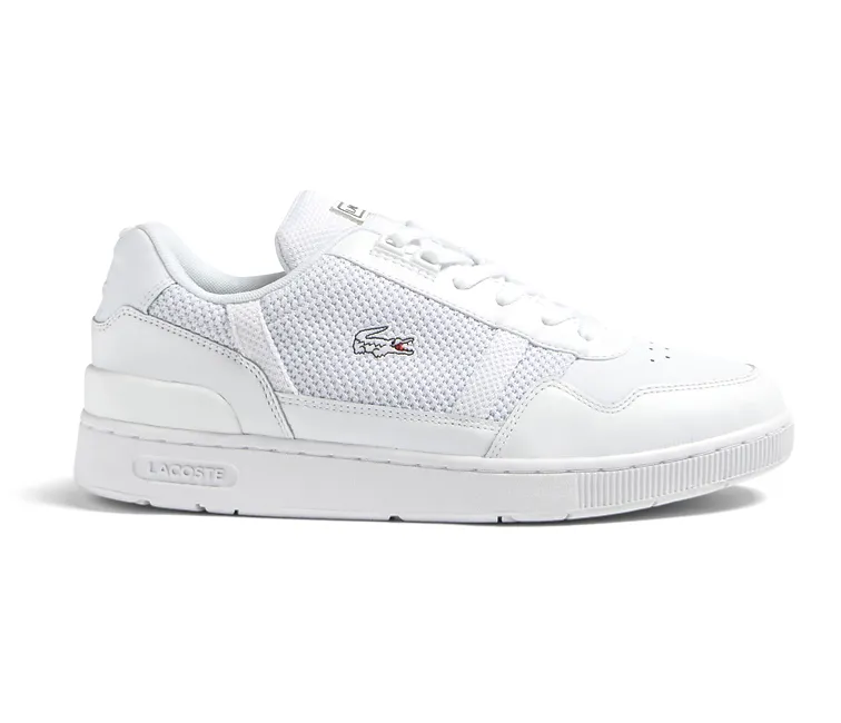 Men's Lacoste T-Clip 123 3 SMA (White) Upgraded flexibility