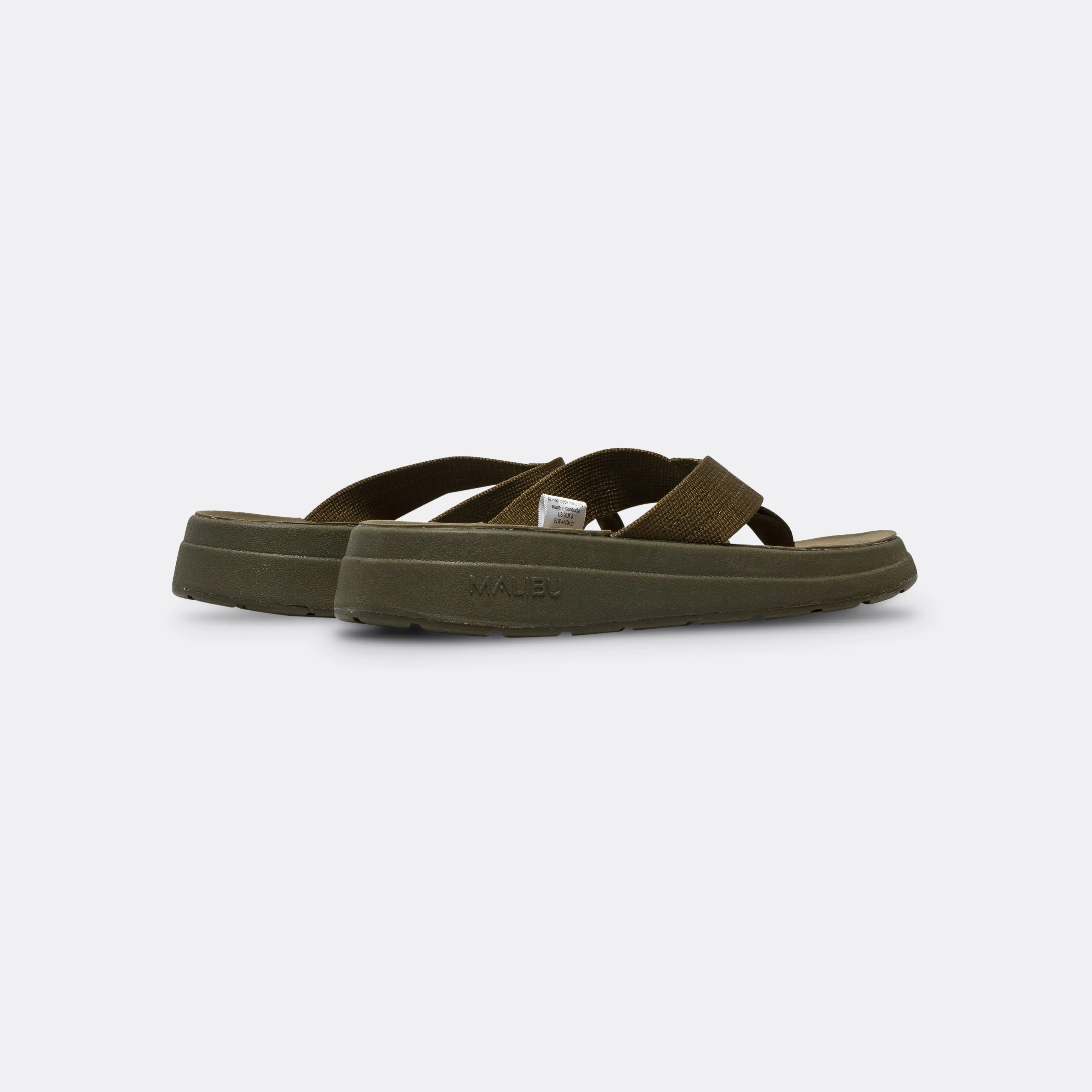Leather Upper Surfrider - Olive