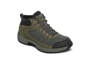 Soft Comfortable Arch Support Orthofeet - Men - Hunter Waterproof - Olive
